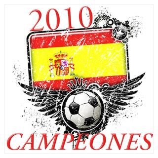 Wall Art  Posters  2010 Spain Campeones Poster