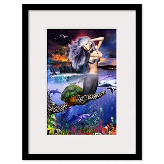 Mermaid Framed Prints  Mermaid Framed Posters
