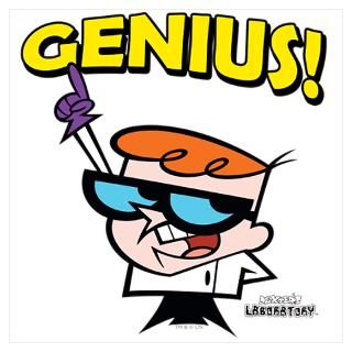 Wall Art  Posters  Dexters Laboratory Genius Wall