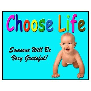 Wall Art  Posters  Choose Life for Pro Life Poster