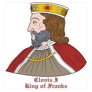 Wall Art  Posters  King Clovis I of the Franks