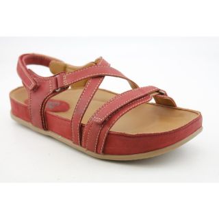 Kalso Earth Ramble Womens Size 8 5 Red Red Leather Comfort Sandals