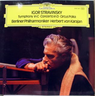 Karajan Stravinsky Symphony in C LP Mint German