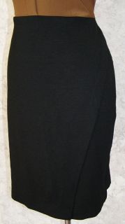 Ann Taylor Brown Black Stretch Dress 6P Looks Like Top Skirt 2 Piece