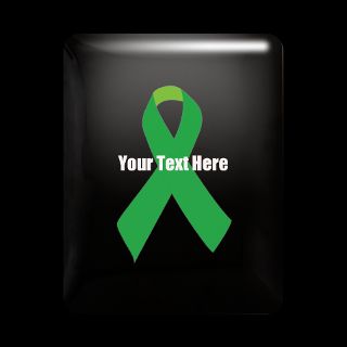 Awareness Gifts  Awareness IPad Cases  green ribbon iPad Case