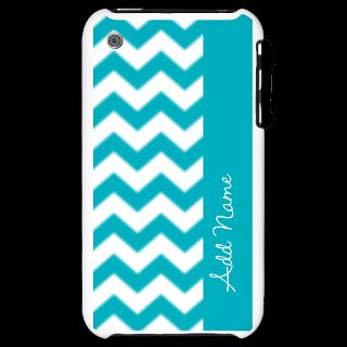 Add Name Gifts  Add Name iPhone Cases  Add Name   teal chevrons