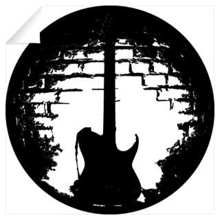 Wall Art  Wall Decals  Guitar Silhouette Wall Decal