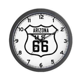 Route 66 Neon Large Wall Clock by classiccartees