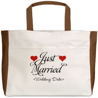 2012 Gifts  2012 Bags  Just Marrried (Add Wedding Date) Beach