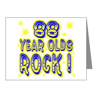 88 year olds rock note cards pk