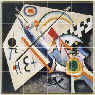 XL Wassily Kandinsky Abstract Painting Bathroom Shower Wall Tile