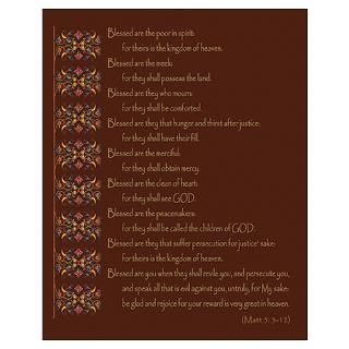 Wall Art  Posters  Beatitudes Poster