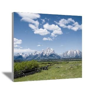 Wall Art  Canvas Art  Teton Fence Canvas Art