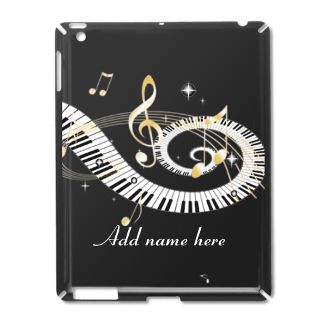 Gold Gifts  Gold IPad Cases  Personalized Piano Musical gi iPad2