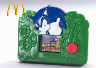 Sonic The Hedgehog Speedway RARE Sega Action Handheld McDonalds Happy