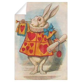 Wall Art  Wall Decals  The White Rabbit Wall Decal