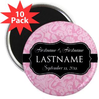 Add Names Gifts  Add Names Kitchen and Entertaining  Pink Damask