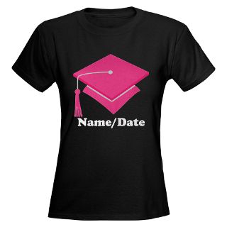 College Gifts  College T shirts  Personalized Pink Graduation Tee