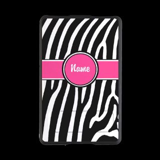 Pink Zebra Personalized Kindle Kickstand Case