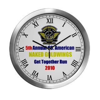 NGW 5th Get Together Run 2010   Classic Wall Clock for $42.50