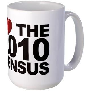 2010 Gifts  2010 Drinkware  I Love The 2010 Census Mug