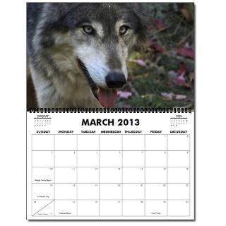 2010 Wolf Calendar Oversized 2013 Wall Calendar by samisart