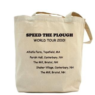 Gifts  Acoustic Bags  Speed the Plough World Tour 2010 Tote Bag