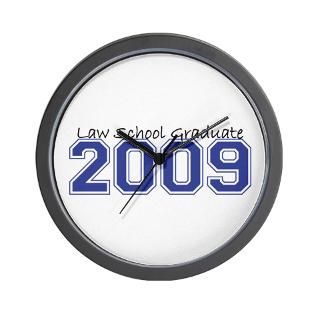 Law School Graduate 2009 (Blue) Wall Clock for $18.00