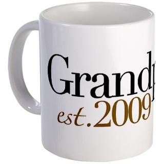 Baby Gifts  Baby Drinkware  New Grandpa 2009 Mug
