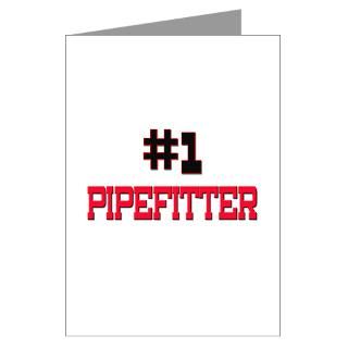 Number 1 PIPEFITTER Greeting Cards (Pk of 10)