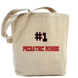 Number 1 PEDIATRIC NURSE Tote Bag for $18.00