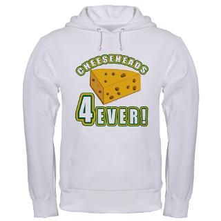 Bret Sweatshirts & Hoodies  Cheeseheads Forever with Number 4 Hoodie