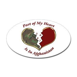 Part of My Heart Is in Afghanistan 2007 Decal for $4.25