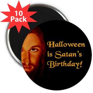 Halloween Satans Birthday 2.25 Magnet (10 pack)  Halloween