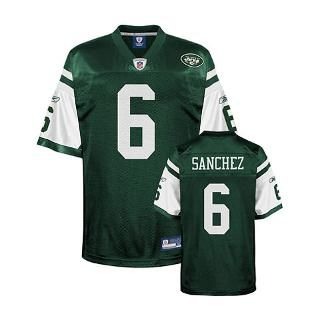 Sanchez Youth Jersey Reebok Green Replica #6 New York Jets Jersey