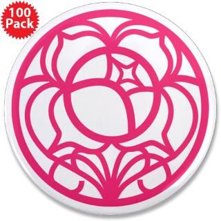 Utena Rose Crest 3.5 Button (100 pack)  Revolutionary Girl Utena