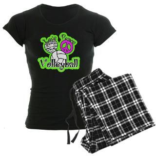 Volleyball Pajamas  Volleyball Pajama Set  Volleyball PJs