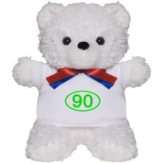 90 Gifts  90 Teddy Bears  Number 90 Oval Teddy Bear