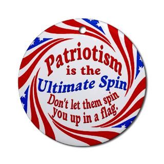 Patriotism, the Ultimate Spin (ornament)  Ornaments for Christmas