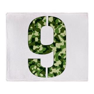 Number 9 Camo Stadium Blanket for $59.50