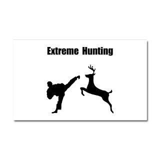  Black Belt Car Accessories  Extreme Hunting Car Magnet 20 x 12