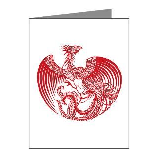 Animals Note Cards  Asian Art Rooster Note Cards (Pk of 10