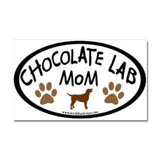  Brown Car Accessories  Chocolate Lab Mom Car Magnet 20 x 12