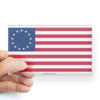 13 star Flag Rectangle Decal for $4.25