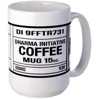 Large 15 oz Dharma Initiative Swan Coffee Mug