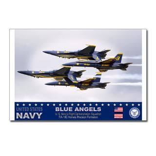 Blue Angels F 18 Hornet Postcards (Package of 8)