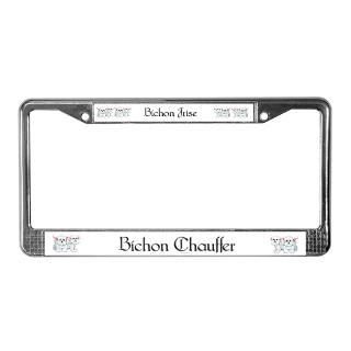 Bichon Frise Forever License Plate Frame for $15.00