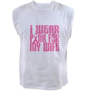 Wear Pink For My Wife 16 Mens Sleeveless Tee