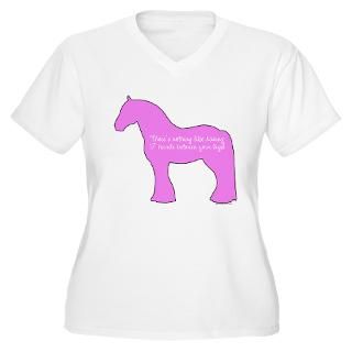 17 hands draft horses. Plus Size T Shirt by dressageart