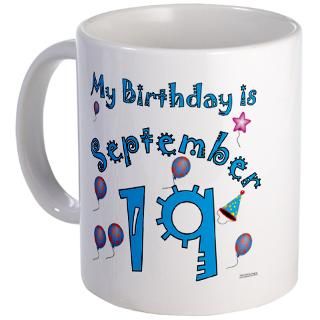 19 Gifts  19 Drinkware  September 19th Birthday Mug